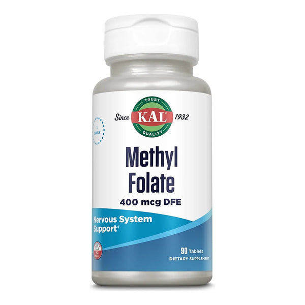 Metil Folato 400 Mcg Dfe 5-mthf Vitamina B9 Forma Activa Sal - Imagen 1