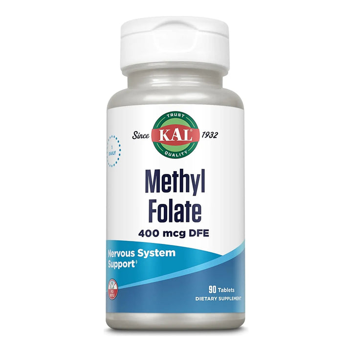 Metil Folato 400 Mcg Dfe 5-mthf Vitamina B9 Forma Activa Sal - Imagen 1