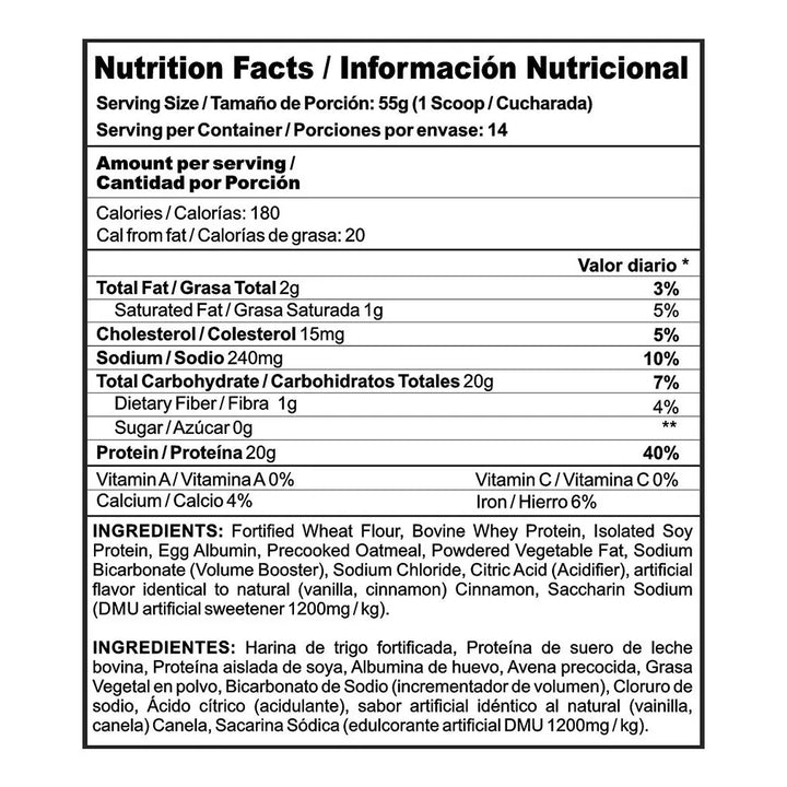 Proteina Pancake 2 Unidades De 750g Cada Una De Upn - Imagen 2