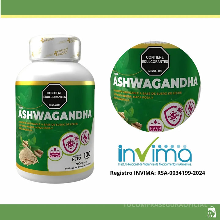 Ashwagandha Adaptógeno Potente Natural Estrés Ansiedad Sueño Original - Imagen 9