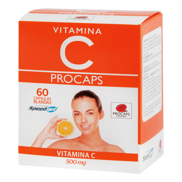 Vitamina C 500mg 60 Cápsulas Procaps - Imagen 1