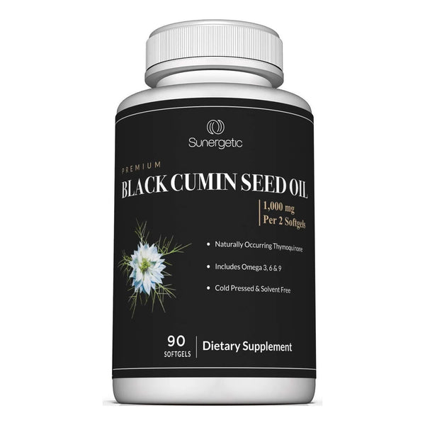 Cápsulas De Aceite De Semilla De Comino Negro 1000 Mg Porció - Imagen 1