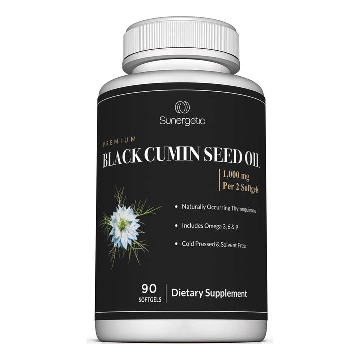 Cápsulas De Aceite De Semilla De Comino Negro 1000 Mg Porció - Imagen 1