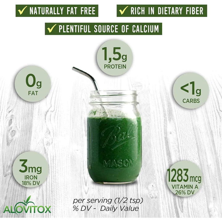 Chlorella En Polvo Orgánica 227 Gramos Superalimento Antioxi - Imagen 7