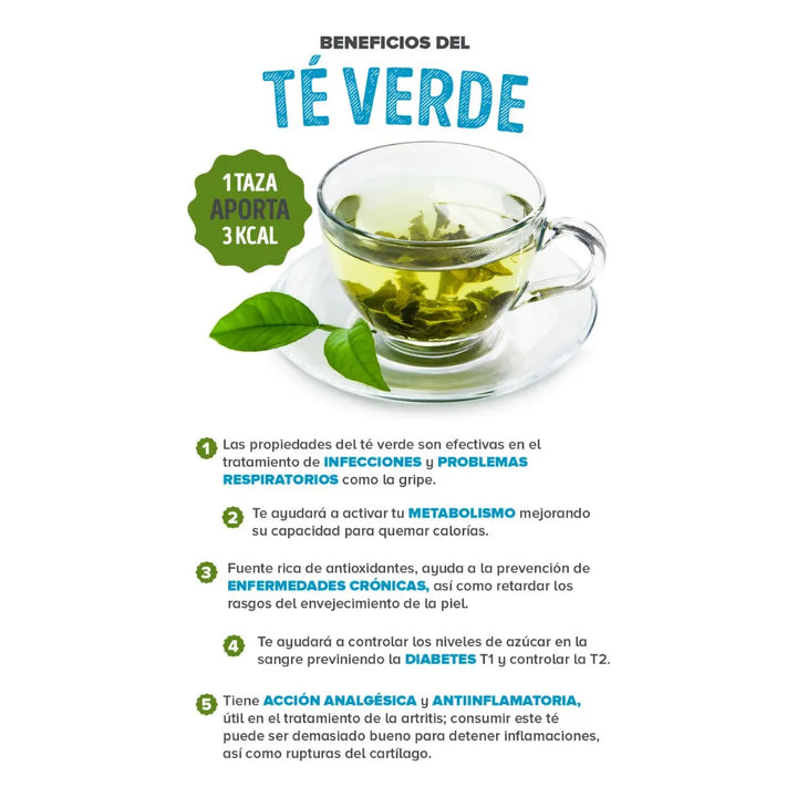 Té Verde 100% Puro 500gr Original - Imagen 4