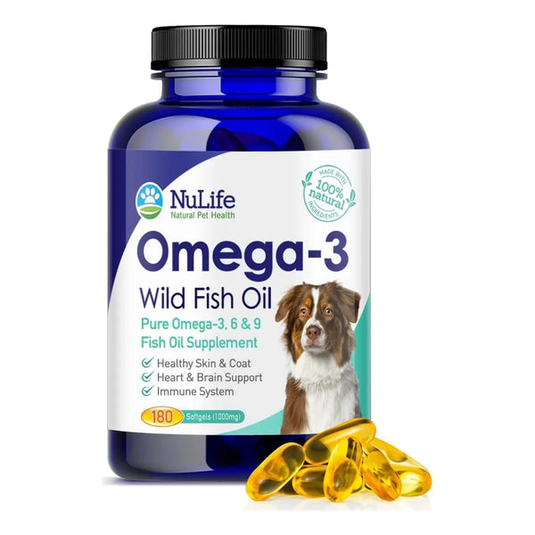 Aceite De Pescado Omega 3 Para Perros Piel Articulaciones Y Corazón