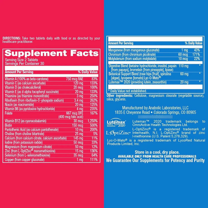 Multivitamínico Diario Sin Hierro Para Hombres Y Mujeres 120 - Imagen 7