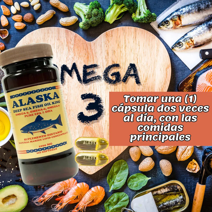 Alaska Omega 3, 6, 9, Epa, Dha Sin Sabor - Imagen 3