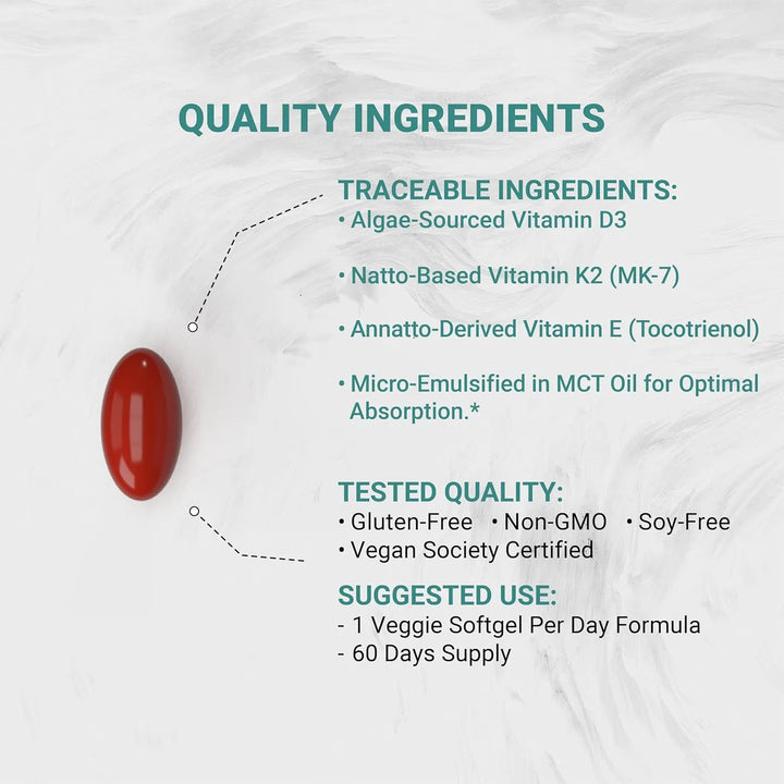 Vitamina Adk Nanoemulsionada Con Tocotrienol Y Coq10 En Mct - Imagen 3