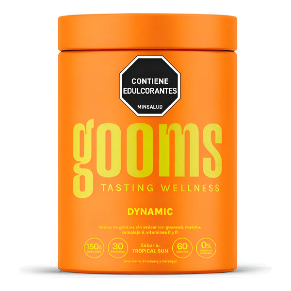 Gomas Gooms Dynamic - Energia Frutas Tropicales - Imagen 1