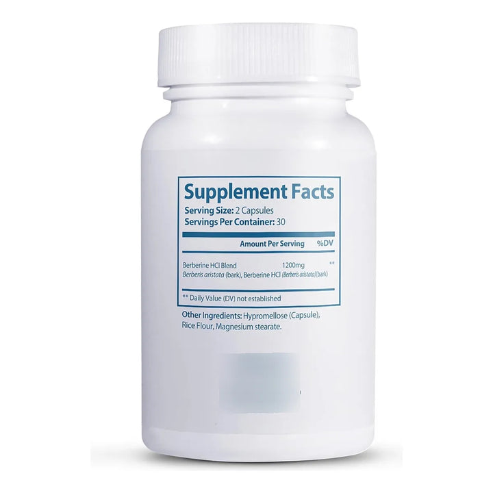 Berberina Pura 1200 Mg Apoyo Hepático 60 Cápsulas Vegetales - Imagen 2