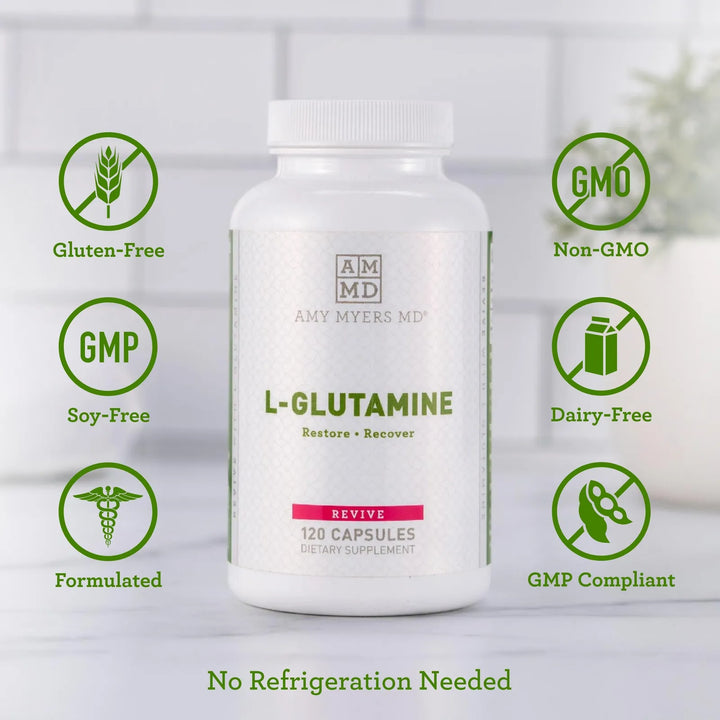 Cápsulas L Glutamina 1700mg Para Reparación Muscular Apoyo I - Imagen 3
