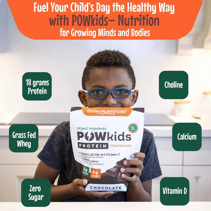 Proteína De Chocolate Para Niños 18g Suero De Leche Orgánico - Imagen 2