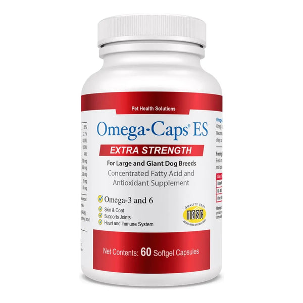 Omegacaps Fuerza Extra Para Razas Grandes Suplemento Salud Piel Pelaje