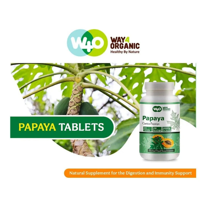 Cápsulas Extracto Hoja De Papaya 300 Tabletas 1000 Mg Apoyo - Imagen 5