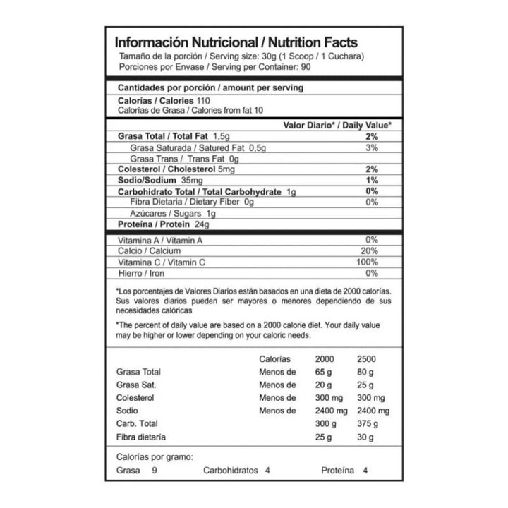 Proteina Iso Whey Isolate 6 Lb - Imagen 2
