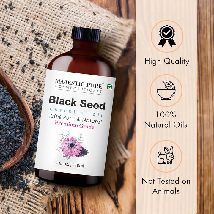 Aceite Esencial Puro De Semilla Negra Natural Para Cabello C - Imagen 5