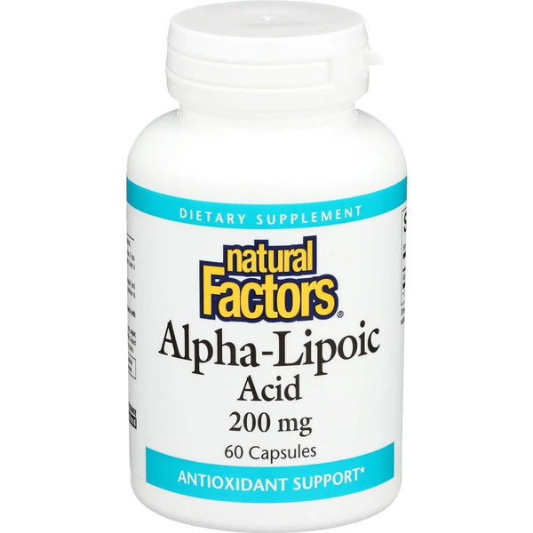 Ácido Alfa Lipoico 200mg 60 Cápsulas Antioxidante Protección Celular
