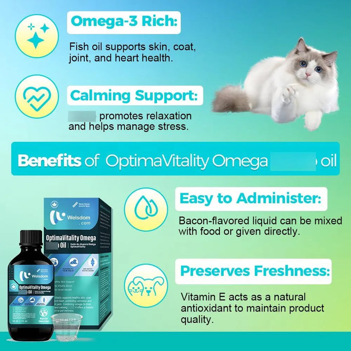 Aceite De Cáñamo Omega-3 Para Mascotas 68 Mililitros Apoya S - Imagen 3