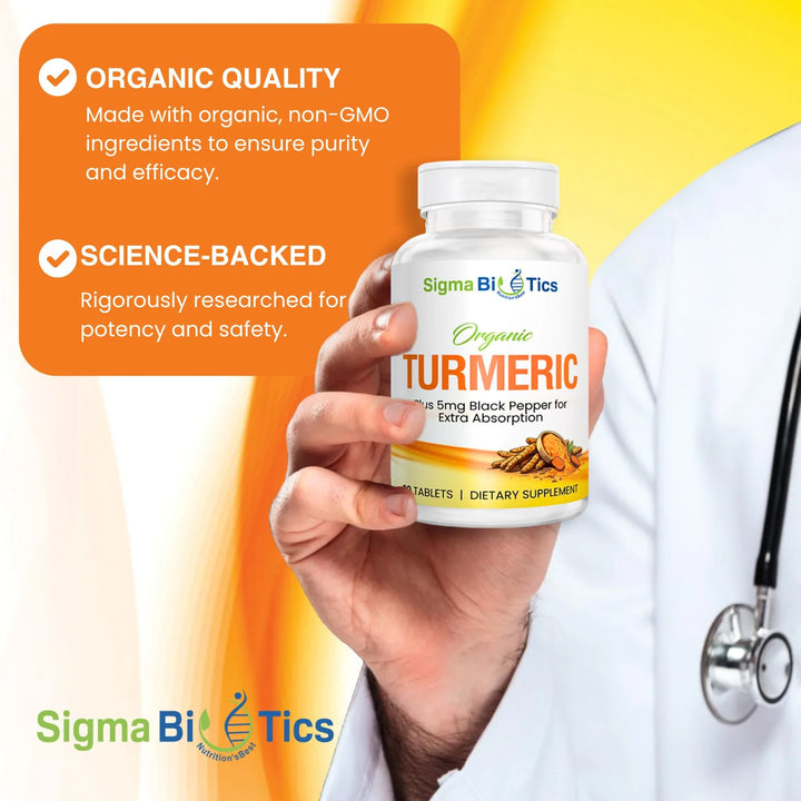 Cúrcuma Orgánica 700 Mg Con Pimienta Negra Apoyo Salud Artic - Imagen 5