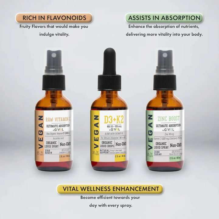 Aerosol De Vitamina C D3 K2 Y Zinc Para Salud Cardíaca E Inm - Imagen 4
