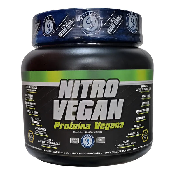 Proteína Vegana Nitro 2.5lbs Mandarina Brownie Gourmet - Imagen 1