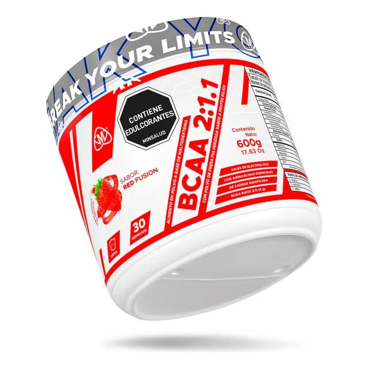 Aminoacidos Bcaa,s 600g Red Fusion - Imagen 2