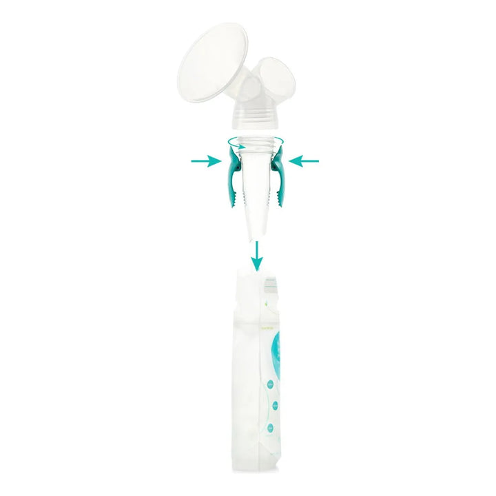 Adaptadores Avanzados Bolsa Almacenamiento Leche Materna Ext - Imagen 4