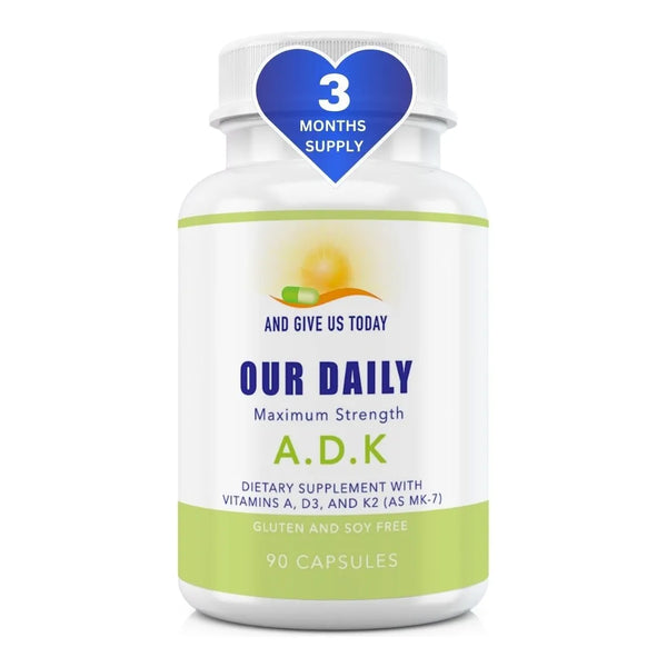 Suplemento Vitamina A D3 K7 MK7 Huesos Fuertes Sistema Inmune Cápsulas