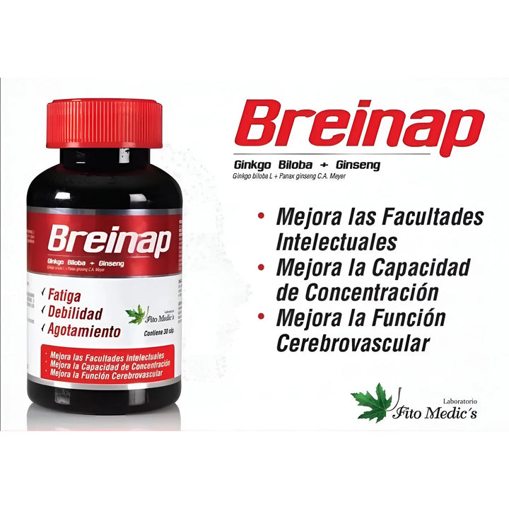 Vitacerebrina Breinap X60caps Sin Sabor - Imagen 2