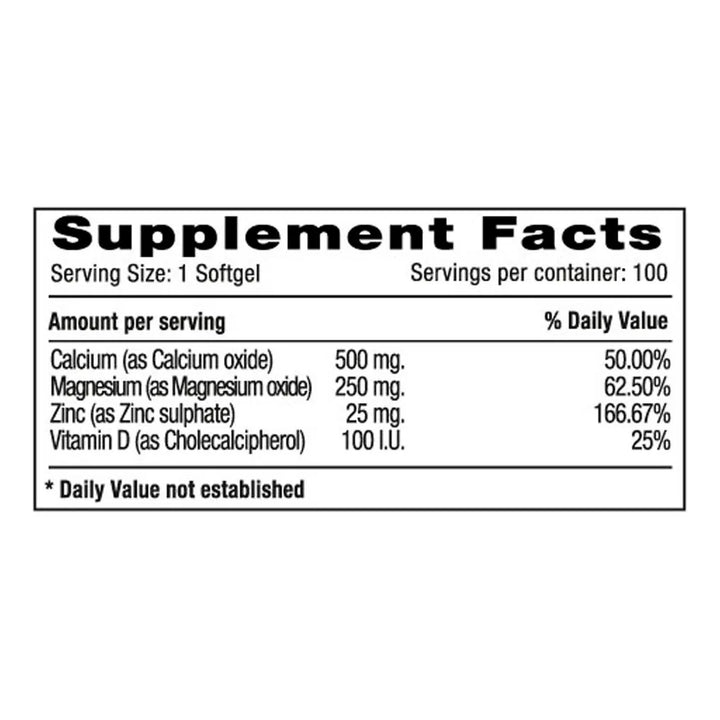 Calcio Magnesio Zinc Vitamina D - Imagen 2