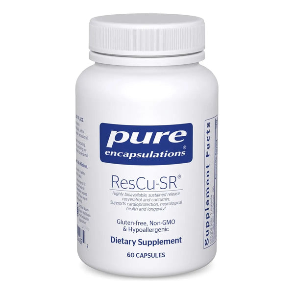 Capsulas Hipoalergenicas Longevidad Apoyo Cardiovascular Resveratrol Curcumina
