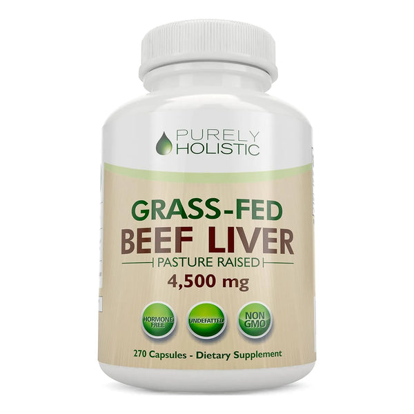 Cápsulas De Hígado De Carne Alimentada Con Pasto 4500 Mg 270 - Imagen 1