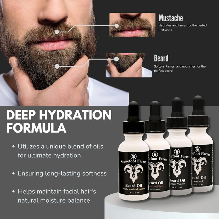 Aceite Para Barba Sándalo Y Vainilla Hidratante Suavizante A Fragancia - Imagen 2