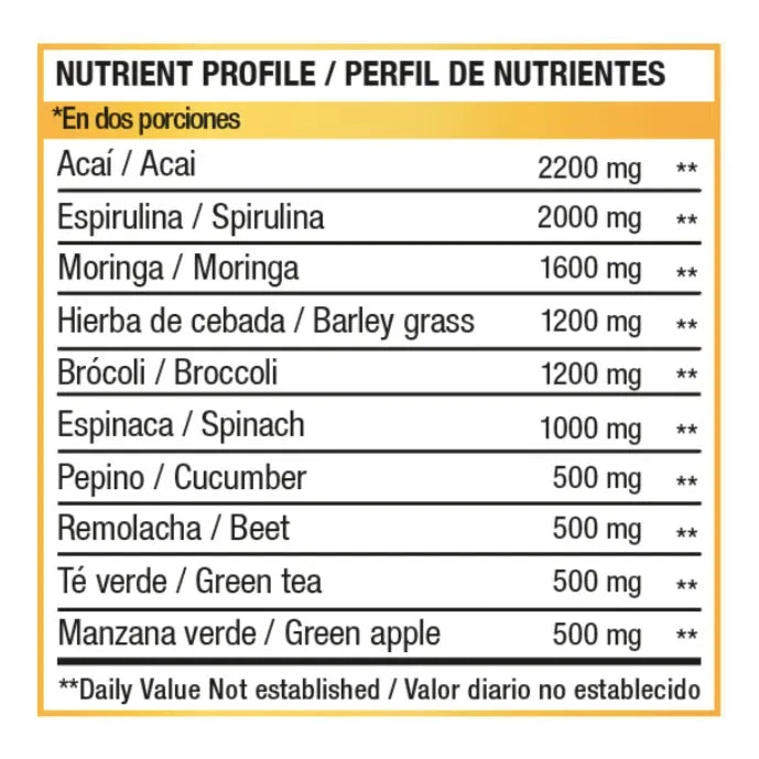 Greens Super Food Invima Alimen Green Passion - Imagen 3