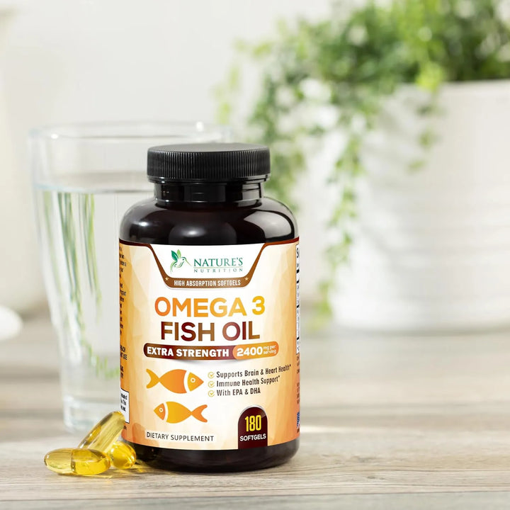 Aceite De Pescado Omega 3 2400 Mg En Cápsulas Blandas Para S - Imagen 9