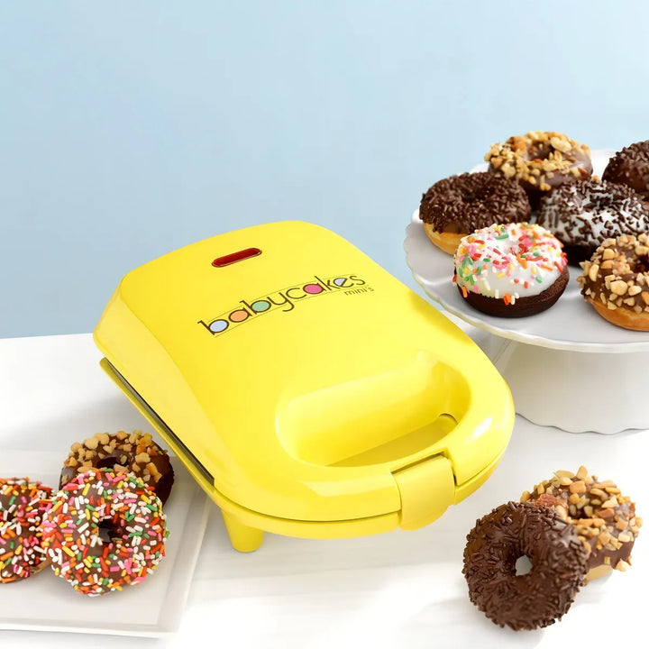 Maquina Para Hacer Donas Babycakes, Mini Amarillo - Imagen 4