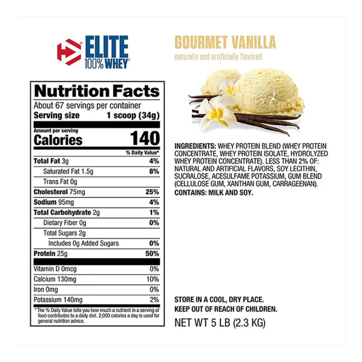 Proteína Elitewhey Dymatize 5l - Imagen 2