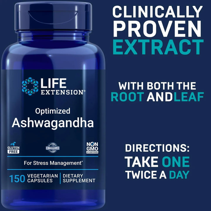 Ashwagandha Optimizada 150 Cápsulas Vegetales Paquete Doble - Imagen 4