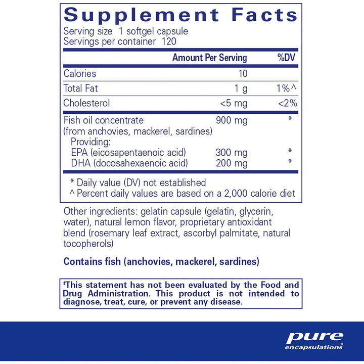 Aceite De Pescado Ultra Puro Con Limón 120 Cápsulas Blandas - Imagen 2