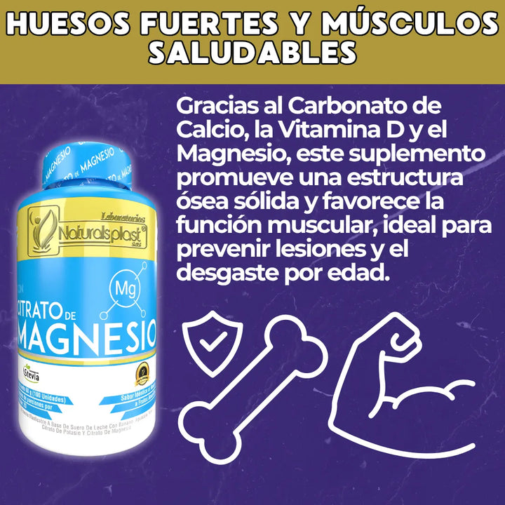 Citrato Magnesio Capsulas X100 Natural - Imagen 7
