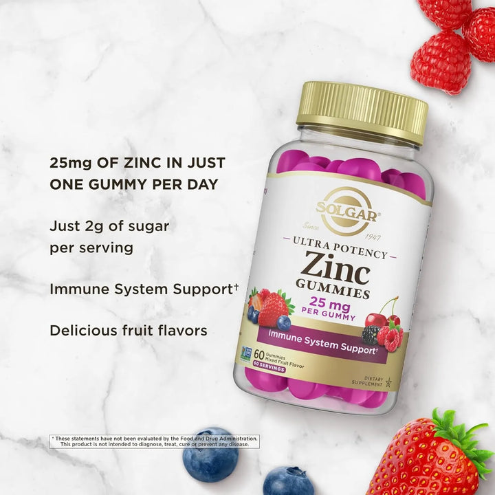 Cápsulas De Zinc 25 Mg Citrato Ultra Potencia Sabor Frutas A - Imagen 5