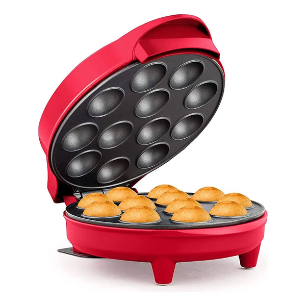Máquina Para Hacer Cake Pops Holstein Housewares Rojo 12 Unidades Antiadherente