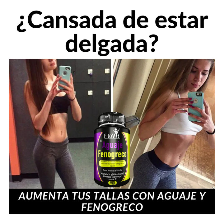 Aguaje Fenogreco Con Magnesio Y Potasio Para Equilibrio Hormonal, Firmeza De Busto Y Glúteos, Salud Ósea, Energía Y Bienestar General Vainilla - Imagen 7
