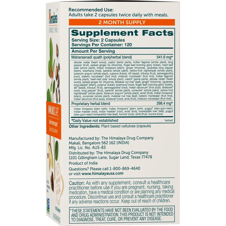 Apoyo Inmunológico Activo Y Defensa Celular Himalaya 840 Mg - Imagen 2