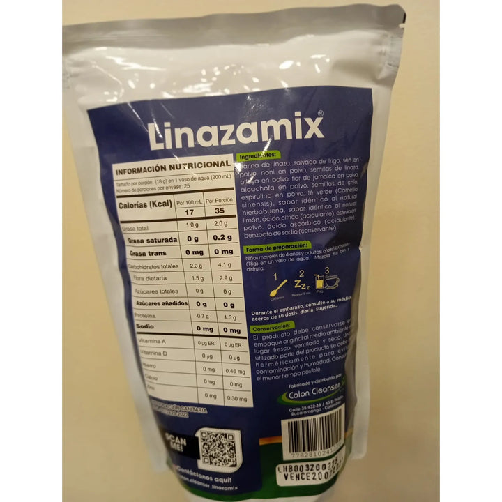 Fibra Linaza Mix Limon Hierbab Hierbabuena Limón - Imagen 2