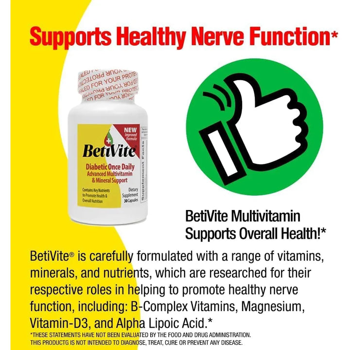Vitaminas Múltiples Apoyo Función Nerviosa Salud Ocular Ala - Imagen 4