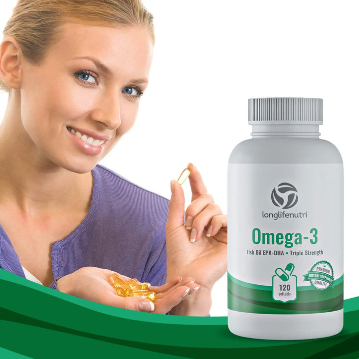 Aceite De Pescado Omega 3 1000 Mg 120 Cápsulas Blandas Altos - Imagen 4
