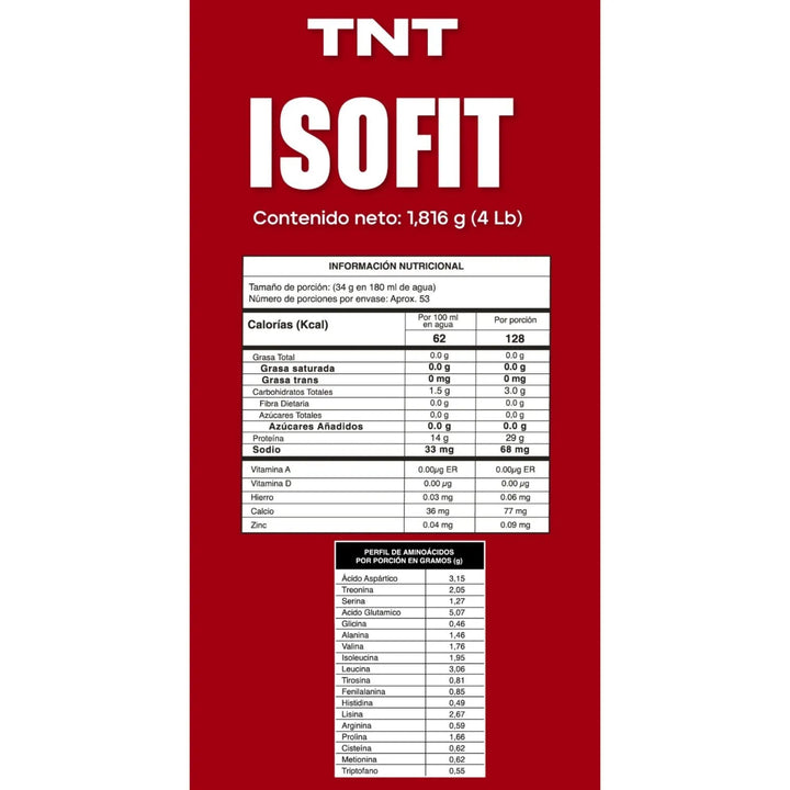 Proteina Isofit Isolate Aislada 4 Lb Whey - Imagen 2