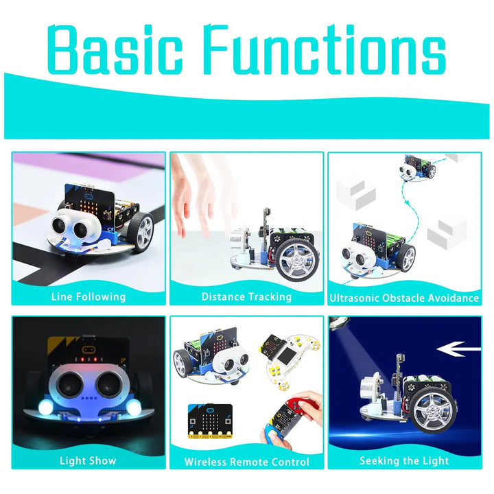 Elecfreaks Mini Cutebot Kit Robot Programable BBC Microbit Educativo S ...